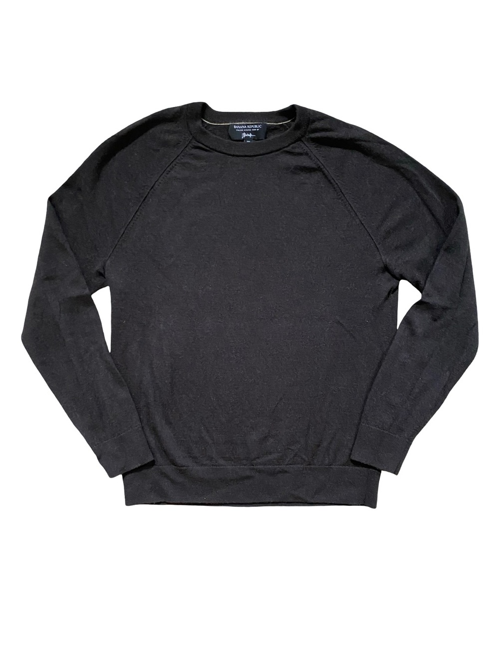 Banana Republic Tall Men’s Merino Crewneck Sweater Dark Brown - Size Large Tall